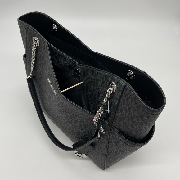 Michael Kors Large X Chain Shoulder Tote Bag & Double Zip Wallet Wristlet - Picture 10 of 13